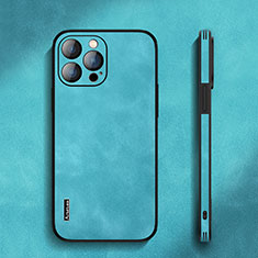 Funda Lujo Cuero Carcasa AT3 para Apple iPhone 13 Pro Max Verde