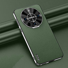 Funda Lujo Cuero Carcasa AT3 para Huawei Mate 60 Verde