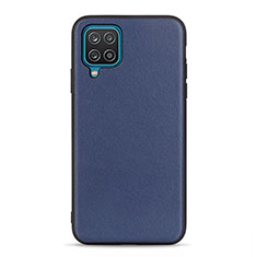 Funda Lujo Cuero Carcasa B01H para Samsung Galaxy A12 Nacho Azul