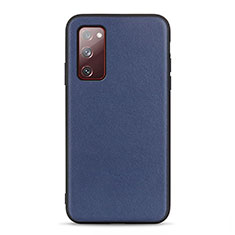 Funda Lujo Cuero Carcasa B01H para Samsung Galaxy S20 FE (2022) 5G Azul