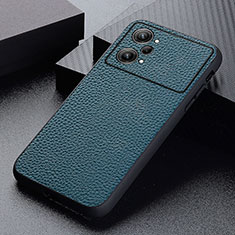 Funda Lujo Cuero Carcasa B02H para Oppo K10 Pro 5G Verde