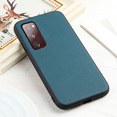 Funda Lujo Cuero Carcasa B02H para Samsung Galaxy S20 FE (2022) 5G Verde