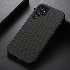 Funda Lujo Cuero Carcasa B02H para Samsung Galaxy S23 Ultra 5G Negro