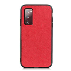 Funda Lujo Cuero Carcasa B03H para Samsung Galaxy S20 FE (2022) 5G Rojo