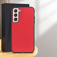 Funda Lujo Cuero Carcasa B03H para Samsung Galaxy S25 5G Rojo