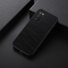 Funda Lujo Cuero Carcasa B05H para Samsung Galaxy A02s Negro