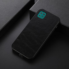 Funda Lujo Cuero Carcasa B05H para Samsung Galaxy A22 5G Negro