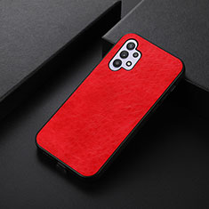 Funda Lujo Cuero Carcasa B05H para Samsung Galaxy M32 5G Rojo