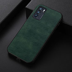 Funda Lujo Cuero Carcasa B06H para Oppo Reno6 5G Verde