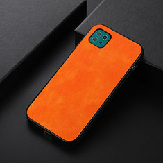Funda Lujo Cuero Carcasa B06H para Samsung Galaxy A22 5G Naranja