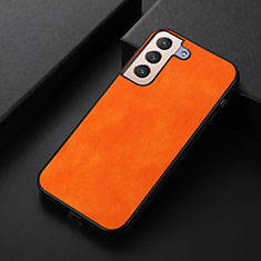 Funda Lujo Cuero Carcasa B06H para Samsung Galaxy S23 Plus 5G Naranja