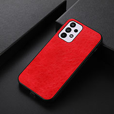 Funda Lujo Cuero Carcasa B07H para Samsung Galaxy A33 5G Rojo