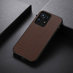 Funda Lujo Cuero Carcasa B07H para Xiaomi Mi Mix 4 5G Marron