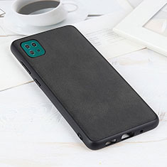 Funda Lujo Cuero Carcasa B08H para Samsung Galaxy A22 5G Negro