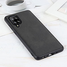 Funda Lujo Cuero Carcasa B08H para Samsung Galaxy A42 5G Negro