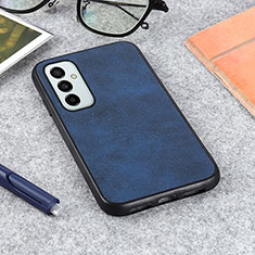 Funda Lujo Cuero Carcasa B08H para Samsung Galaxy F23 5G Azul