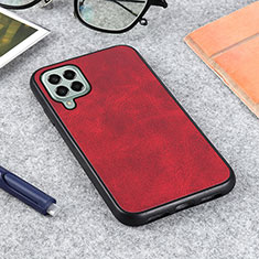 Funda Lujo Cuero Carcasa B08H para Samsung Galaxy M33 5G Rojo