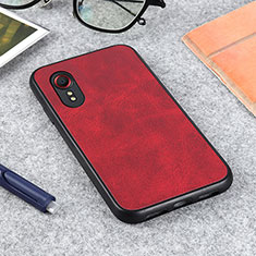 Funda Lujo Cuero Carcasa B08H para Samsung Galaxy XCover 5 SM-G525F Rojo