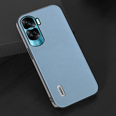 Funda Lujo Cuero Carcasa BH2 para Huawei Honor 90 Lite 5G Azul Claro