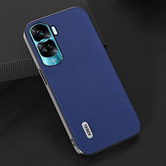 Funda Lujo Cuero Carcasa BH2 para Huawei Honor 90 Lite 5G Azul Real
