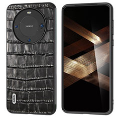Funda Lujo Cuero Carcasa BH4 para Huawei Mate 60 Pro+ Plus Negro