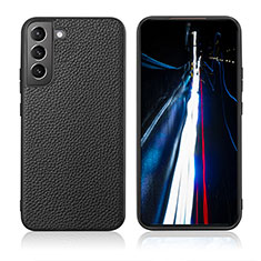 Funda Lujo Cuero Carcasa C08 para Samsung Galaxy S21 Plus 5G Negro