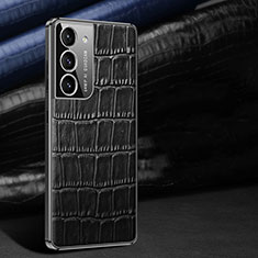 Funda Lujo Cuero Carcasa C09 para Samsung Galaxy S21 Plus 5G Negro