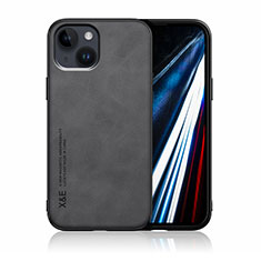 Funda Lujo Cuero Carcasa DY1 para Apple iPhone 13 Negro