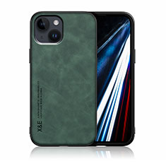 Funda Lujo Cuero Carcasa DY1 para Apple iPhone 14 Plus Verde