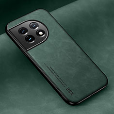 Funda Lujo Cuero Carcasa DY1 para OnePlus 11R 5G Verde
