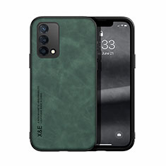 Funda Lujo Cuero Carcasa DY1 para Oppo Reno6 Lite Verde