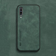 Funda Lujo Cuero Carcasa DY1 para Samsung Galaxy A70 Verde