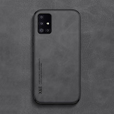 Funda Lujo Cuero Carcasa DY1 para Samsung Galaxy A71 4G A715 Negro