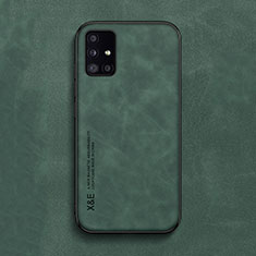 Funda Lujo Cuero Carcasa DY1 para Samsung Galaxy A71 5G Verde