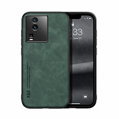 Funda Lujo Cuero Carcasa DY1 para Vivo iQOO Neo7 5G Verde