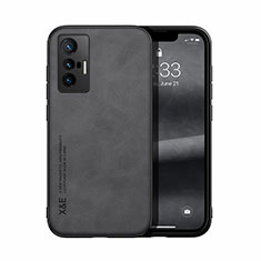 Funda Lujo Cuero Carcasa DY1 para Vivo X70 5G Negro