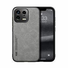 Funda Lujo Cuero Carcasa DY1 para Xiaomi Mi 13 5G Gris