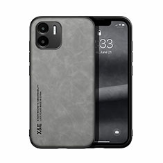 Funda Lujo Cuero Carcasa DY1 para Xiaomi Poco C50 Gris