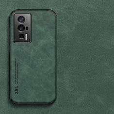 Funda Lujo Cuero Carcasa DY1 para Xiaomi Poco F5 Pro 5G Verde