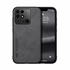 Funda Lujo Cuero Carcasa DY1 para Xiaomi Redmi 10 India Negro