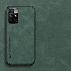 Funda Lujo Cuero Carcasa DY1 para Xiaomi Redmi 10 Prime Verde