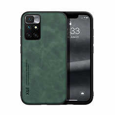 Funda Lujo Cuero Carcasa DY1 para Xiaomi Redmi Note 11 4G (2021) Verde