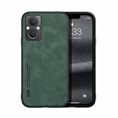 Funda Lujo Cuero Carcasa DY2 para Oppo Reno8 Lite 5G Verde