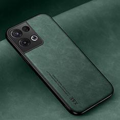 Funda Lujo Cuero Carcasa DY2 para Oppo Reno9 5G Verde