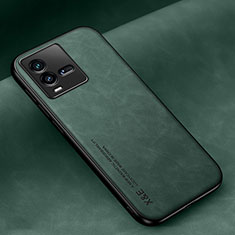 Funda Lujo Cuero Carcasa DY2 para Vivo iQOO 10 5G Verde