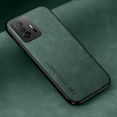 Funda Lujo Cuero Carcasa DY2 para Xiaomi Mi 11T Pro 5G Verde