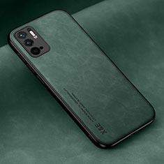 Funda Lujo Cuero Carcasa DY2 para Xiaomi Redmi Note 11 SE 5G Verde