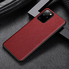 Funda Lujo Cuero Carcasa GS1 para Samsung Galaxy S20 Plus 5G Rojo