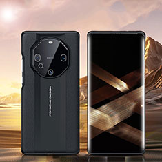 Funda Lujo Cuero Carcasa GS2 para Huawei Mate 60 Pro+ Plus Negro