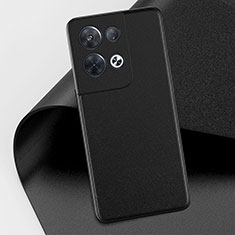 Funda Lujo Cuero Carcasa GS3 para Oppo Reno8 Pro+ Plus 5G Negro